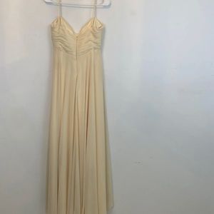 J.Crew Sophia Gown Silk In Silk Chiffon Ivory Size 0